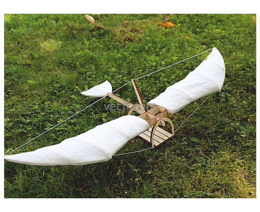 Leonardo da Vinci inspired glider laser cut vector