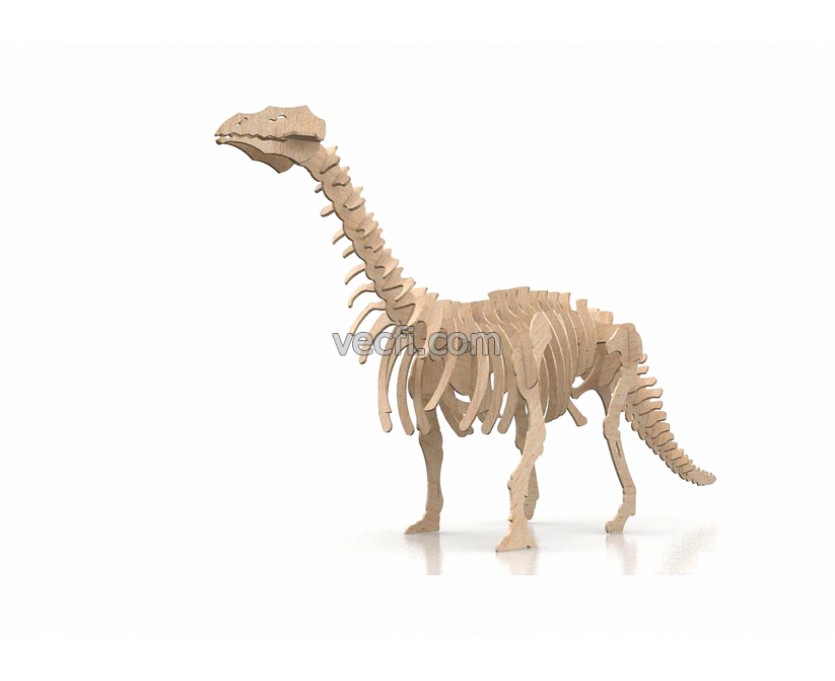 Dinosaur (6) laser cut vector