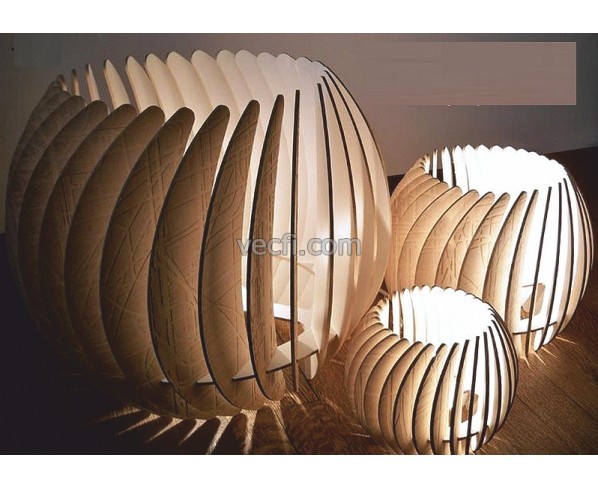 Luminous Sphere Collection: Elegant Laser Cut Files for Contemporary Decor