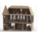 House with an attic laser cut vector
