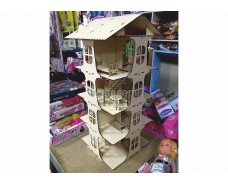 Four-story dollhouse