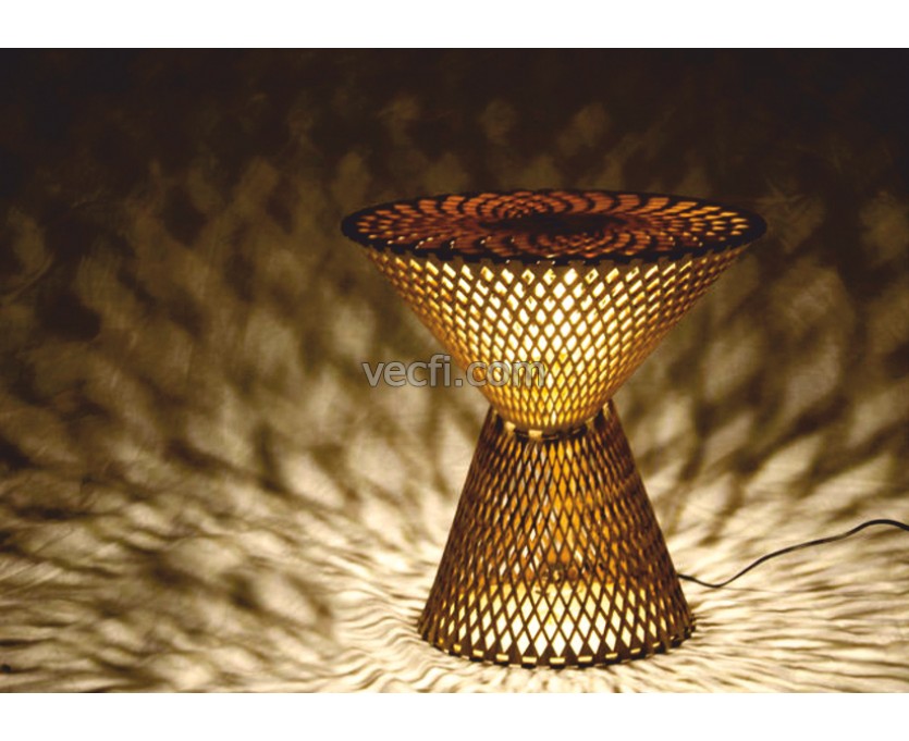 Lamp (15) laser cut vector