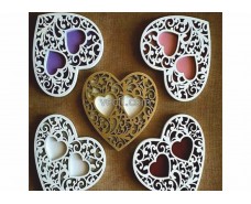 Wedding Ring Stand Heart