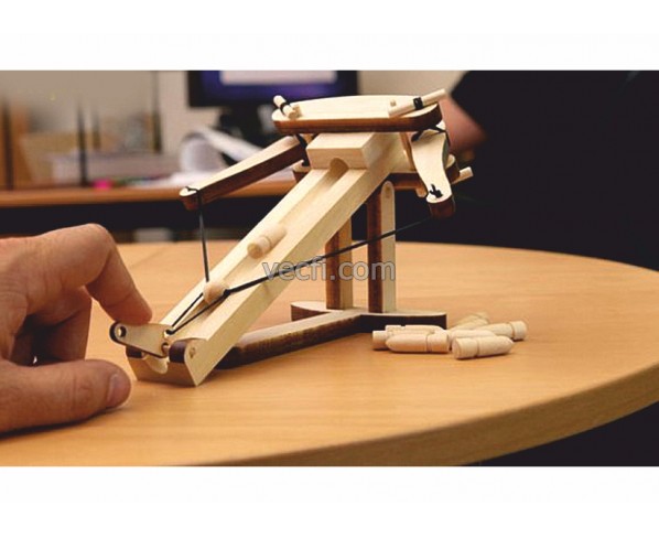 Desktop Ballista Laser Cut Vector Model