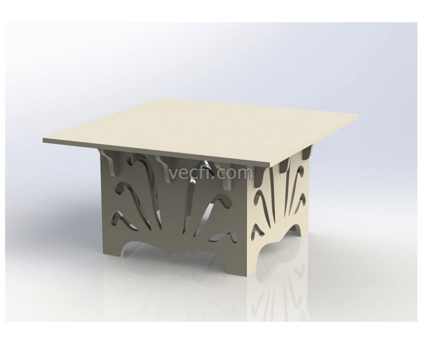 Table (5) laser cut vector