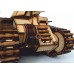 Tank B1 bis laser cut vector