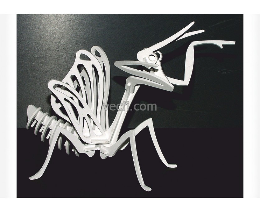 Mantis laser cut vector