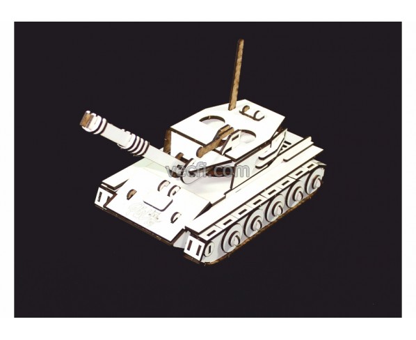 Battalion Bravery - Laser Cut Tank Model