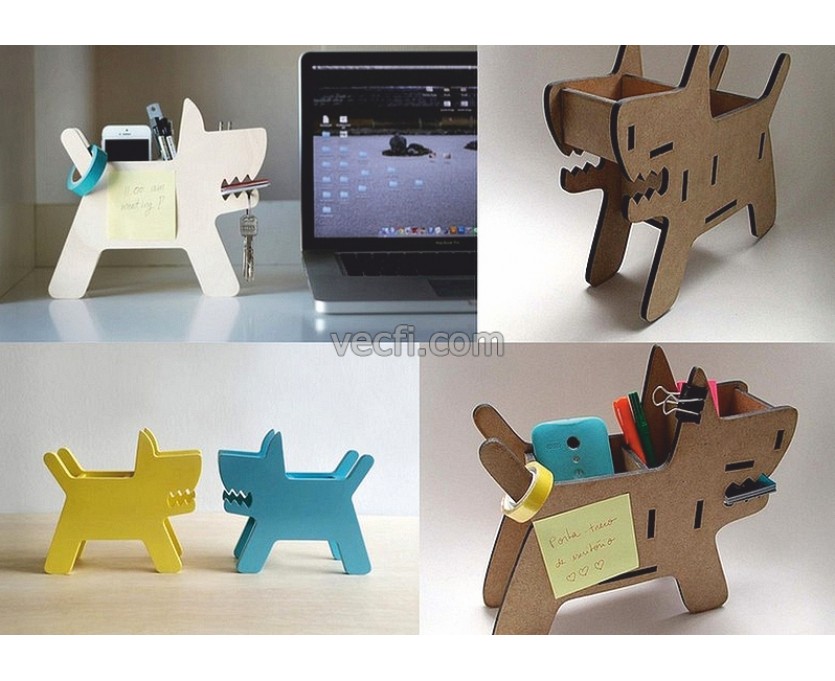 Dog Stand laser cut vector