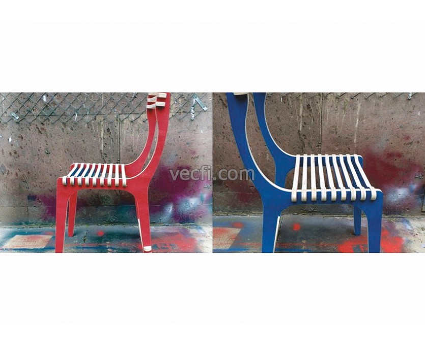 Chair (9) laser cut vector
