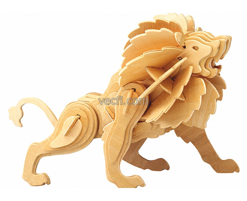 a lion laser cut vector