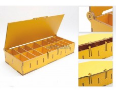 Organizer for 16 cells with a cover