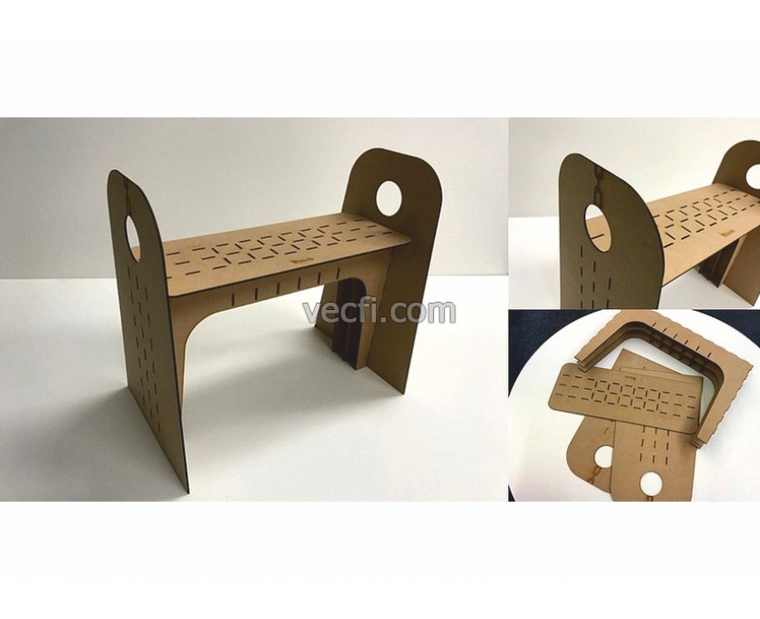 Chair (11) laser cut vector