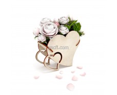 Flower basket Heart