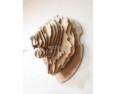 African lion head