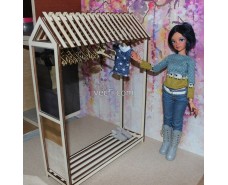 Hanger in the dollhouse