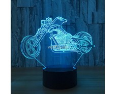Motorcycle Holographic 3d Led Lamp