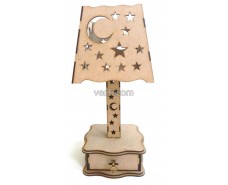 Table lamp with a month