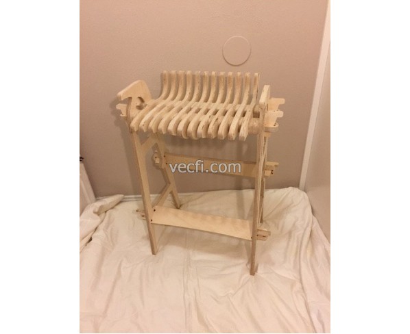 Chair laser cut file