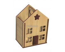 House Shaped Pencil Holder