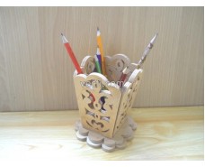 Wooden Decorative Pencil Holder