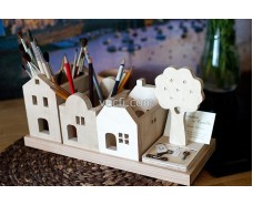 Pencil holders houses