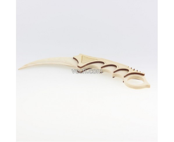 Karambit Claw Wooden Model Laser Cut File