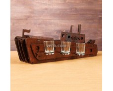 Mini Bar Wooden Ship