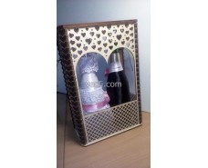Gift box for wedding bottles