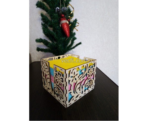 Blossom Harmony Laser Cut Box for Creative Crafting