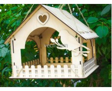 Cute bird house