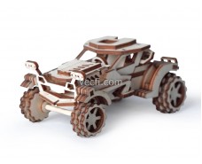 Cut Scorpio Wooden Toy Car Model