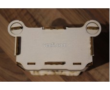 Plywood box with latches