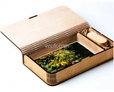 Box with two compartments