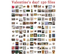 Valentine's Day set of 150 files